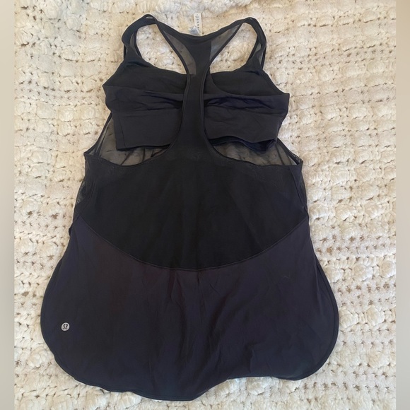 Lululemon Black Tank with Built in Bra - Picture 2 of 5